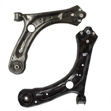 Juego de 2 Horquillas de Suspension Inferior con Rótula y Bujes Bruck para Beetle, Passat NMS