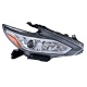 Faro Principal Derecho Cromado con Reflejante Ámbar Depo para Altima L33