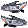 Juego de 2 Faros Principales Cromados con Reflejante Ámbar Depo para Altima L33