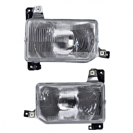 Juego de 2 Faros Principales con Vidrio Rayado Depo para 720