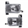 Juego de 2 Faros Principales con Vidrio Rayado Depo para 720