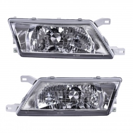 Juego de 2 Faros Principales Cromados Edición Especial Depo para Sentra B14