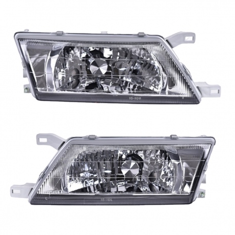 Juego de 2 Faros Principales Cromados Edición Especial Depo para Sentra B14