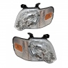 Juego de 2 Faros Principales Cromados con Cuarto Ámbar Eagle Eyes para Explorer
