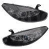 Juego de 2 Faros Principales Eléctricos Negro Depo para Fluence