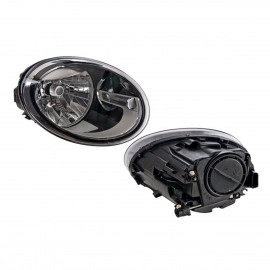 Faro Principal con Fondo Negro y Motor Eléctrico Derecho Depo para Beetle