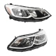 Juego de 2 Faros Principales con Fondo Cromado Auto Magic para Cruze