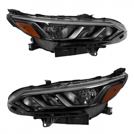 Juego de 2 Faros Principales con Fondo Negro para Sentra B18