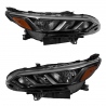 Juego de 2 Faros Principales con Fondo Negro para Sentra B18