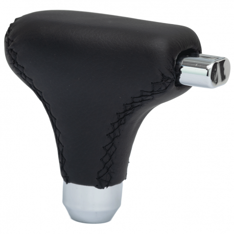 Perilla de Palanca de Velocidades Automática de Vinil Negro Tunix