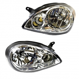Juego de 2 Faros Principales con Mica Acrílico Depo para Chevy C2