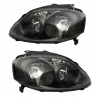 Juego de 2 Faros Principales con Fondo Negro Diforza para Crossfox, Sportvan