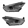Juego de 2 Faros Principales Negros con Luz LED Depo para Kicks