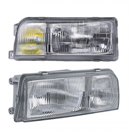 Juego de 2 Faros Principales con Vidrio Rayado Depo para Urvan