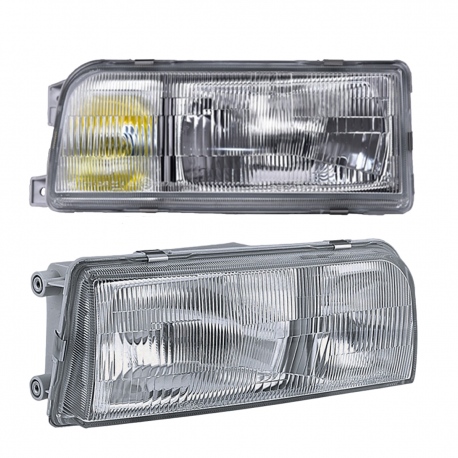 Juego de 2 Faros Principales con Vidrio Rayado Depo para Urvan