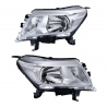 Juego de 2 Faros Principales Cromados Depo para NP300, Frontier D40