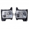 Juego de 2 Faros Principales con Vidrio Rayado de Foco Intercambiable Depo para D21