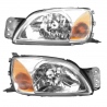Juego de 2 Faros Principales Cromados Auto Magic para Ikon, Fiesta, Courier
