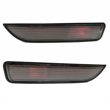 Juego de 2 Cuartos Rojo Oscuro de Facia Trasera Original para Beetle