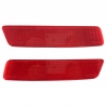 Juego de 2 Cuartos Rojos de Facia Trasera Original para Beetle