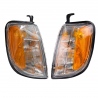 Juego de 2 Cuartos Delanteros Blanco con Reflejante Ámbar Depo para Xterra, Frontier