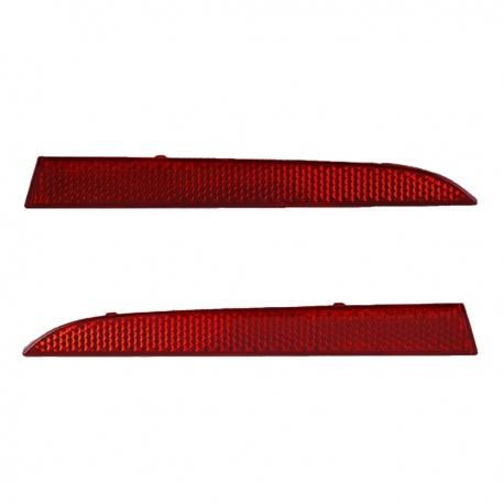 Juego de 2 Reflejantes Rojos de Facia Trasera Depo para Traverse, Camaro