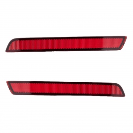 Juego de 2 Cuartos Reflejantes Rojos Traseros Depo para Malibu