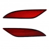 Juego de 2 Reflejantes Rojos de Facia Trasera Depo para Malibu