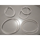 Kit de Hules Blancos de Parabrisas, Medallón y Ventanas para VW Sedán 1600
