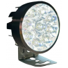 Par de Faros Redondos con 9 Hiper Leds Mini Color Blanco.