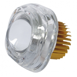 Faro Cuadrado Tipo Medusa, Hi-Low, Estrobo, Ojo demonio y Ojo de Angel Ambar Tunix para Motocicleta