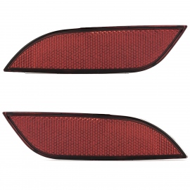 Juego de 2 Reflejantes Rojos de Facia Trasera Versión 5 Puertas Diforza para Beat, Spark