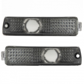 Juego de 2 Cuartos Humo Estilo Sport de Facia Ancha Delantera Mirsa para Golf A2, Jetta A2