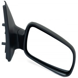 Espejo Retrovisor Manual Derecho Negro Corrugado de 2 Puertas para Pointer 