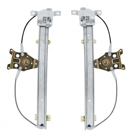 Juego de 2 Elevadores Manuales de Vidrios Traseros para Tsuru 2
