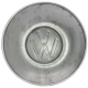Tapón Cromado de Rin con Emblema VW Grande de 4 Birlos para VW Sedan, Combi, Safari, Brasilia