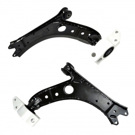 Juego de 2 Horquillas de Suspensión con Bujes Bruck para Bora 2.5FSI, GTI 2.0T, León 1.4TSI, Toledo 2.0FSI, Altea 1.4TSI