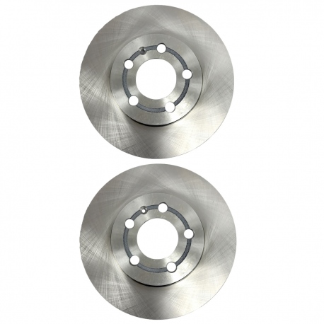 Juego de 2 Discos de Frenos Sólidos Delanteros de Brembo para Jetta A3 2.0, Golf A3 2.0