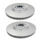 Juego de 2 Discos Ventilados de Frenos Delanteros Pagid para Clásico GLI 2.0, Bora GLI 2.0T, Toledo 2.0, Audi A3 1.8, TT 1.8