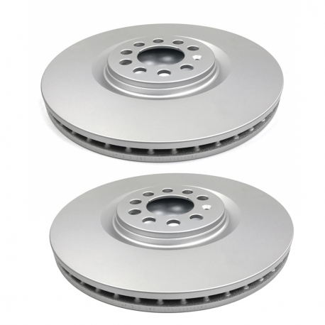 Juego de 2 Discos Ventilados de Frenos Delanteros Pagid para Clásico GLI 2.0, Bora GLI 2.0T, Toledo 2.0, Audi A3 1.8, TT 1.8