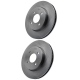 Juego de 2 Discos de Frenos Ventilados de Ruedas Delanteras Bruck para Versa, V-Drive