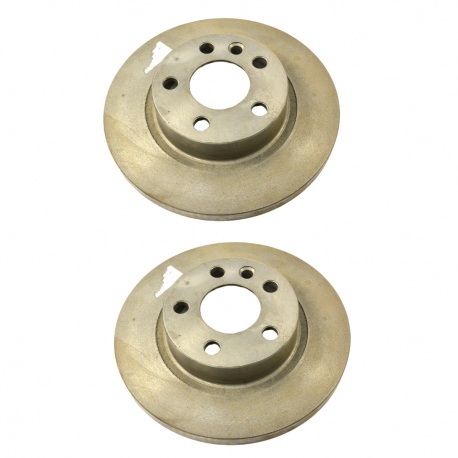 Juego de 2 Discos Sólidos de Frenos Delanteros Rivsa para Eurovan T4 1.9TDI
