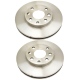 Juego de 2 Discos de Frenos Ventilados Delanteros Brembo para Chevy