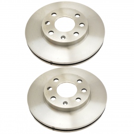 Juego de 2 Discos de Frenos Ventilados Delanteros Brembo para Chevy