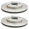 Juego de 2 Discos de Frenos Delanteros Ventilados Brembo para Tiida 1.8