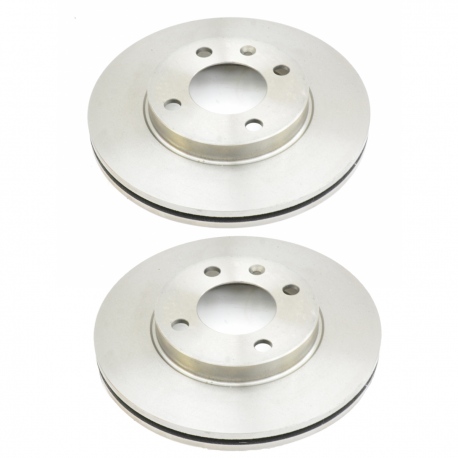 Juego de 2 Discos de Frenos Ventilados Delanteros Brembo para Pointer 1.8, Jetta A2 1.8, Golf A2 1.8