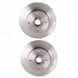 Juego de 2 Discos Sólidos de Frenos Traseros Brembo para Pointer GTI, Golf A2, A3, Jetta A2, A3
