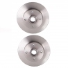 Juego de 2 Discos Sólidos de Frenos Traseros Brembo para Pointer GTI, Golf A2, A3, Jetta A2, A3