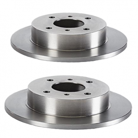 Juego de 2 Discos de Frenos Sólidos Traseros Brembo para Altima, Sentra B15