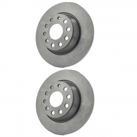Juego de 2 Discos Sólidos de Frenos Traseros con Laca UV Brembo para Tiguan